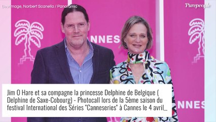 Télécharger la video: Delphine de Belgique surprend par son look éblouissant à Canneséries, avec son compagnon