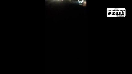 லாரியில் பற்றிய திடீர் தீ - பரபரப்பு வீடியோ காட்சிகள்!