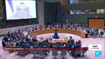 REPLAY: War-torn Ukraine's Zelensky urges UN Security Council to 'act immediately'