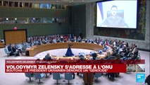 Replay : le discours de Volodymyr Zelensky devant le Conseil de sécurité de l'ONU après les massacres de Boutcha