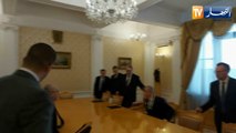 وزير الخارجية رمطان لعمامرة يجري محادثات مع وزير الخارجية الروسي وكبار المسؤولين الروس