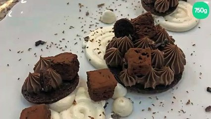 Sensation chocolat : dessert à l’assiette