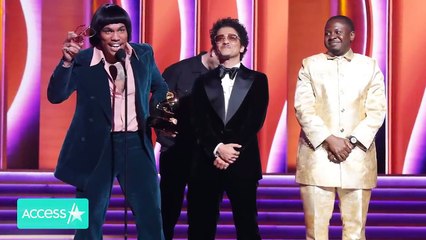 Bruno Mars & Anderson .Paak's EPIC GRAMMY 2022 WIN SPEECH
