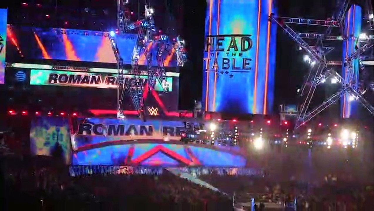 Roman Reigns AND Brock Lesnar Wrestlemania 38 entrances LIVE CROWD REACTION FROM AT&T STADIUM