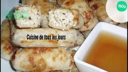 Nems au poulet traditionnels