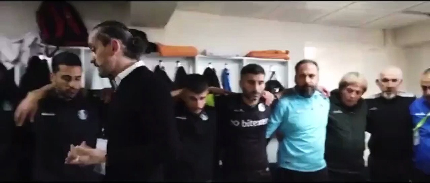 Tuncay Şanlı'dan Sakaryasporlu futbolculara motivasyon konuşması
