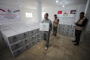 Gazze'ye Hayat Ol Derneğinden ihtiyaç sahiplerine ramazan yardımı