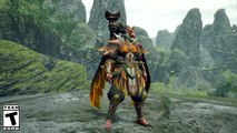 Monster Hunter Rise Sunbreak : Armure Bishaten Orange