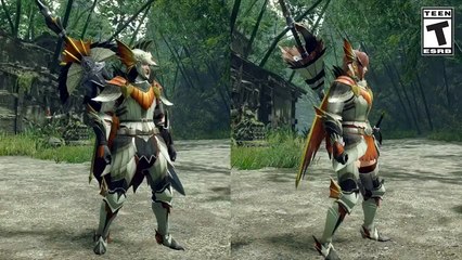 Monster Hunter Rise Sunbreak : Armures de rang Maître de l'Aknosom, du Tetranodon, du Bishaten et du Somnacanth