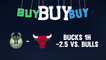 Take The Bucks (-2.5) In The First Half Against The Bulls
