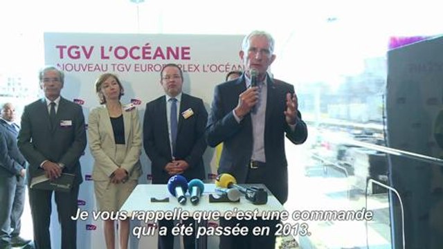 La SNCF présente l'Euroduplex, nouveau modèle de TGV