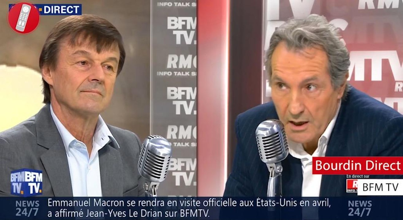 Visé par les révélations d'une affaire de harcèlement sexuel, Nicolas Hulot se défend
