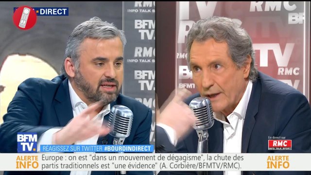 Haine des médias : échange tendu entre Alexis Corbière et Jean-Jacques Bourdin sur BFM