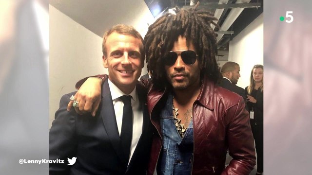 GALA VIDÉO - Lenny Kravitz : les dessous de sa rencontre avec Emmanuel Macron