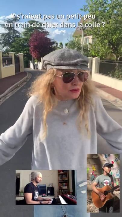 GALA VIDEO - Christelle Chollet et une ribambelle de stars parodient Tonton David et c'est très drôle