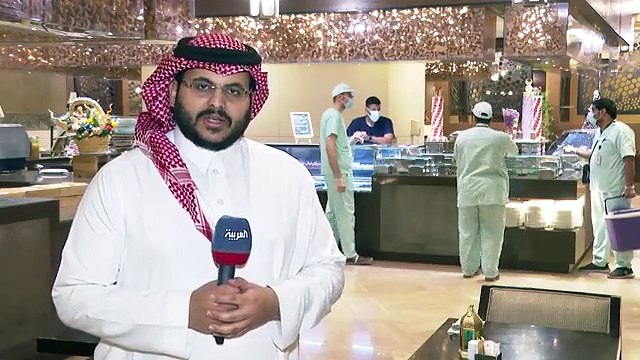 مراسل العربية @Abdulwaahd يرافق مراقبي أمانة العاصمة المقدسة @holymakkah أثناء جولة على مطابخ الفنادق لفحص عينات من الطعام المقدم للمعتمرين