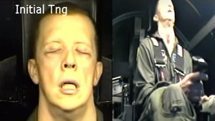 Voilà ce qui arrive à un pilote qui ne supporte pas le test de la centrifugeuse