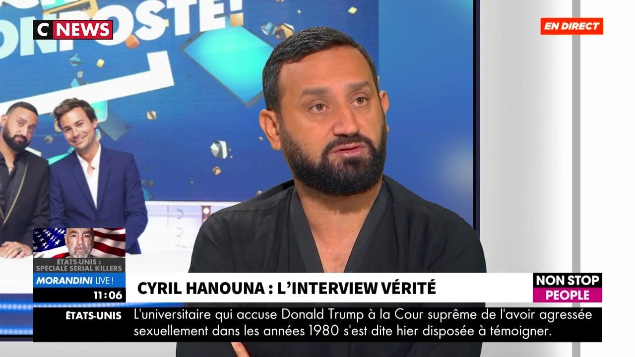 VOICI - Cyril Hanouna évoque Enora Malagré dans Morandini Live