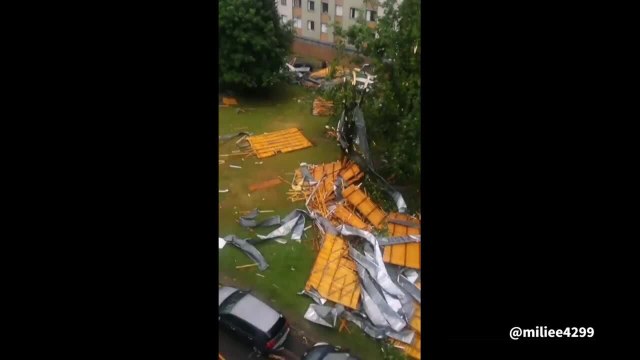 Orages: des gros dégâts et désormais 28 départements en vigilance orange