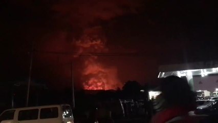 Est de la RDC: la lave du Nyiragongo s'immobilise aux portes de Goma