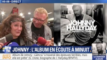 VOICI Johnny Hallyday : l’émotion des fans pour la sortie de son album posthume