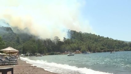 Incendies en Turquie: une centrale thermique menacée, les évacuations continuent