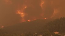 Désespoir sur l'île grecque d'Eubée en flammes, accalmie des feux en Turquie