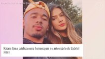 Namorada de Gabriel Jesus, Raiane Lima revela nome da filha com jogador na reta final da gravidez