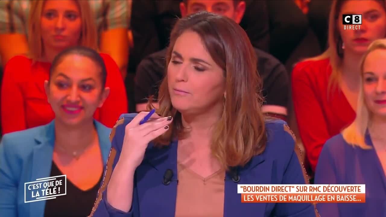 VOICI - C'est que de la télé : qui est cette chroniqueuse accro au maquillage ?