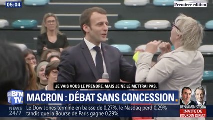 VOICI Emmanuel Macron : le drôle de cadeau que lui a offert une Gilet jaune