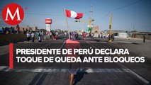 En Perú, Pedro Castillo impone toque de queda en Lima y Callao tras paro de transportistas