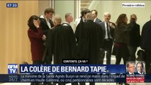 VOICI Bernard Tapie risque 5 ans de prison : il perd ses nerfs à la sortie du Tribunal