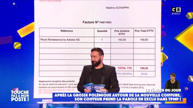 VIDEO - Marlene Schiappa : le coiffeur s'explique chez Cyril Hanouna après le lissage gate