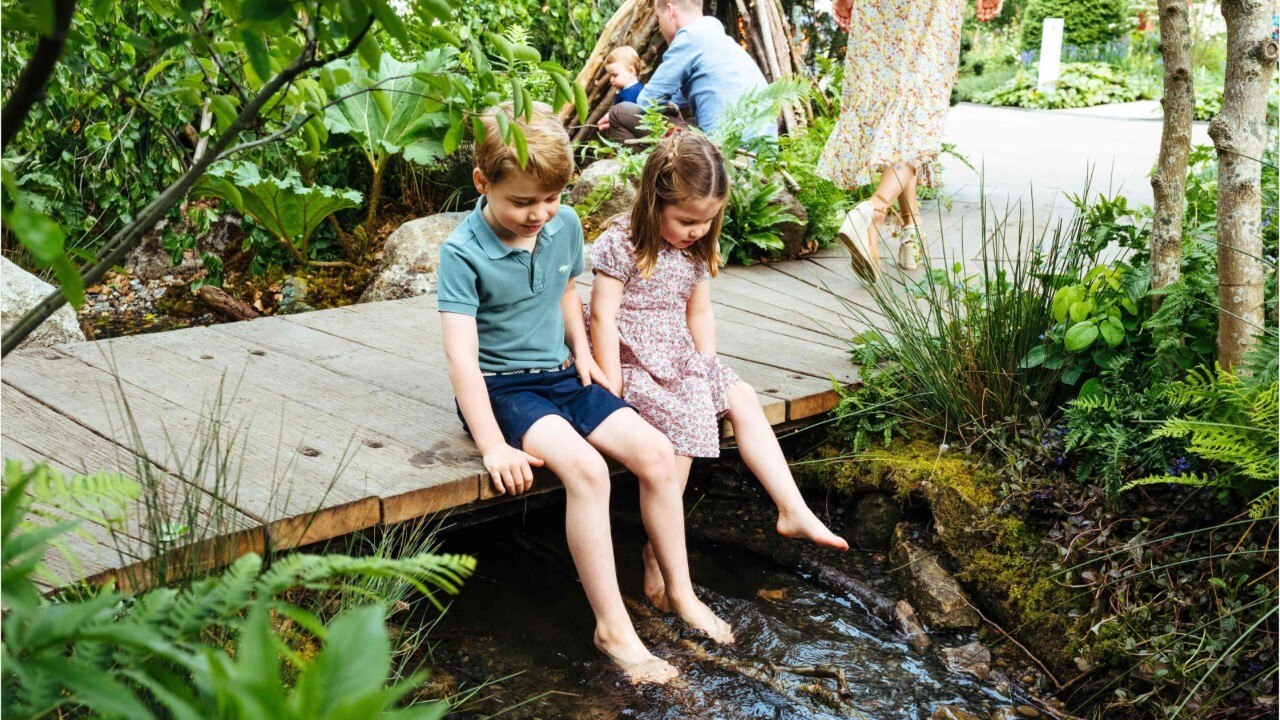 VOICI - La Princesse Charlotte et le Prince Geo...