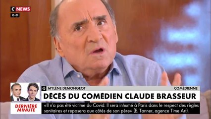 GALA VIDEO - VIDEO - Mort de Claude Brasseur : Mylène Demongeot fond en larmes