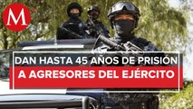 Sentencian a agresores de elementos del Ejército y policías en Zacatecas