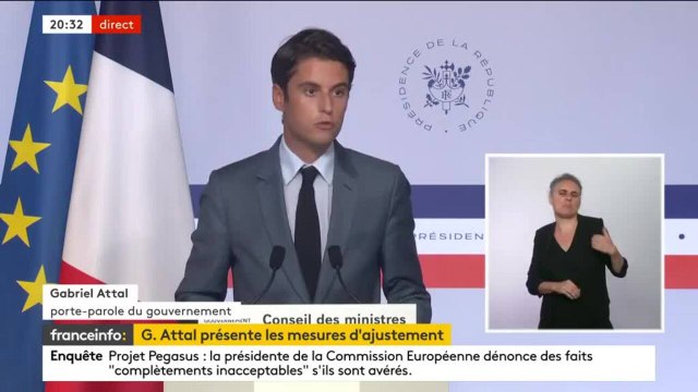 VIDEO - Gabriel Attal alarmiste sur le variant Dalta : Il contamine à la vitesse de l'éclair