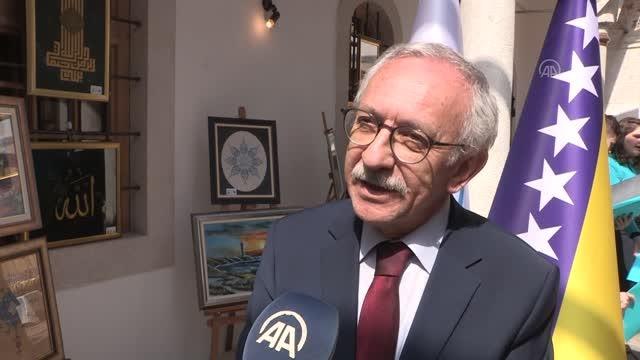 Saraybosna'da TMV okulları, meslek edindirme kursları sergisi açıldı