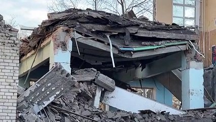 أضرار كبيرة تلحق بمدرسة في كراماتورسك بعد قصف روسي