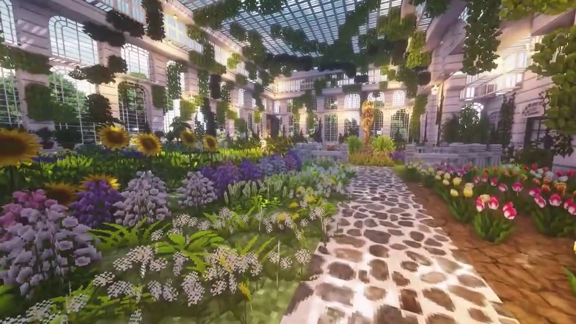 Planting A Springtime Greenhouse Aesthetic Modded Minecraft With Cocricot Minia Turia Video Dailymotion