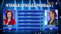 VOICI- n'oubliez pas les paroles: Christelle perd sa place de Maestro