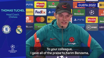 Benzema 'deserves everything' - Tuchel