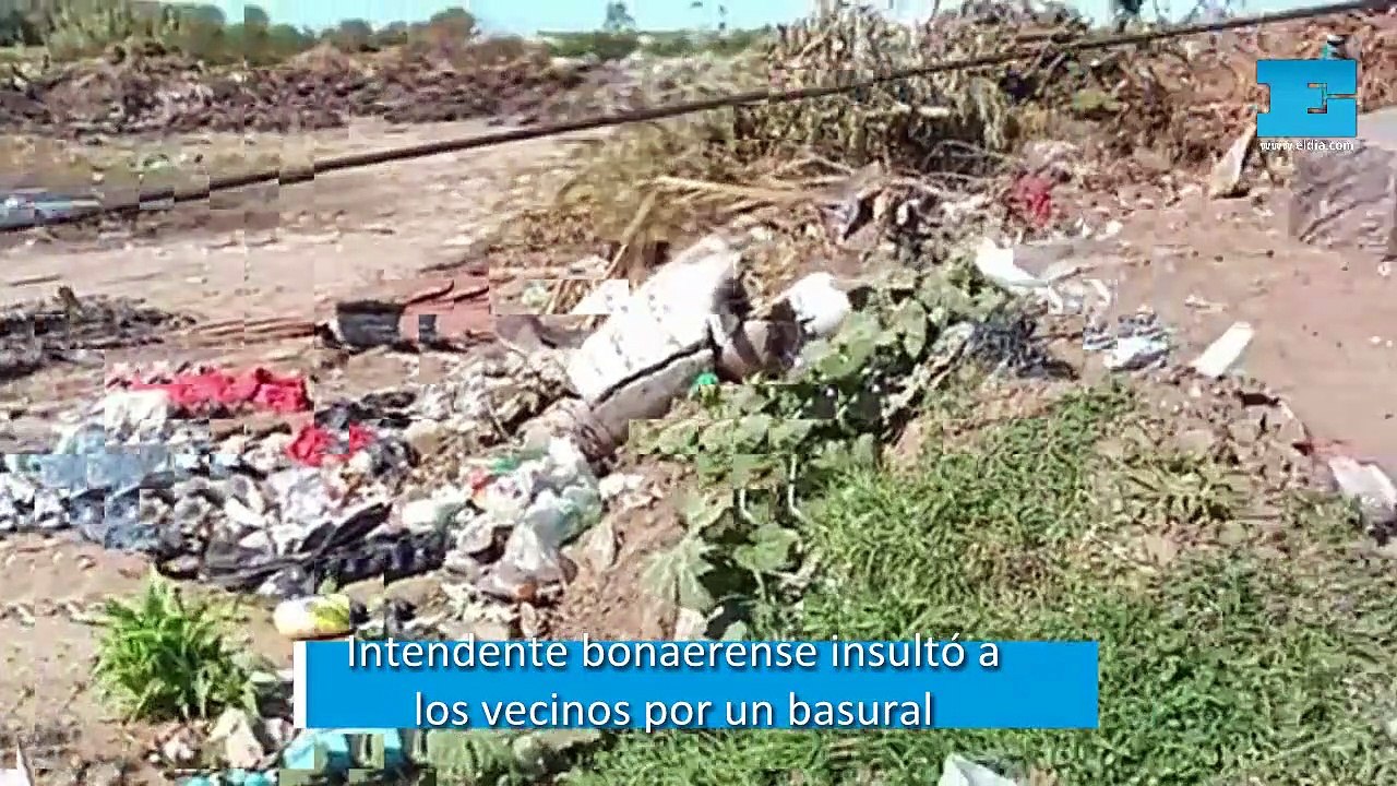 Intendente bonaerense insultó a los vecinos por un basural