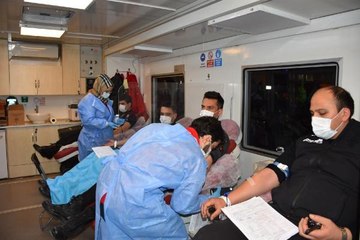 KIRIKKALE'DE POLİSLER TÜRK KIZILAY'A KAN BAĞIŞLADI