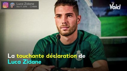 VOICI - PHOTO Luca Zidane : sa touchante déclaration à sa maman Véronique
