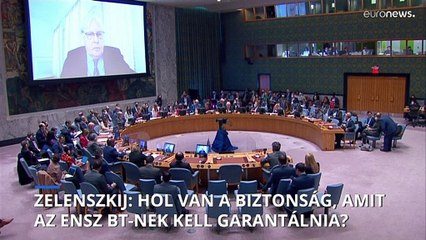 Zelenszkij az ENSZ-nek: "nürnbergi perre" lesz szükség Oroszország ellen