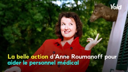VOICI - Anne Roumanoff : son engagement avec les soignants lui a fait frôler "le burn-out"