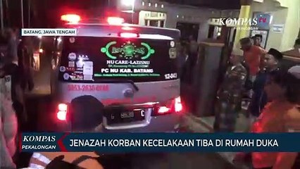 Jenazah Korban Kecelakaan Tiba di Rumah Duka