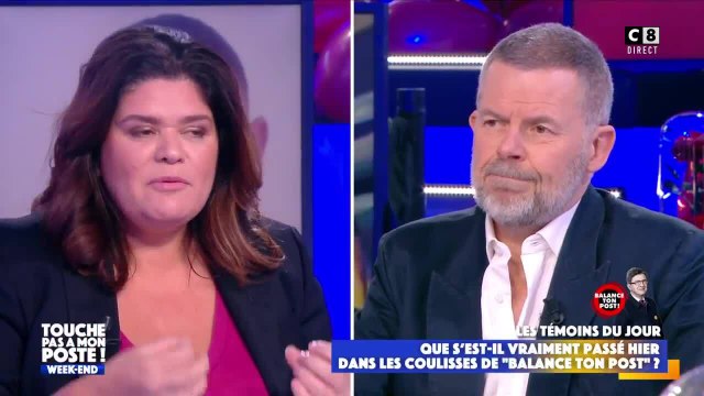 VOICI - Raquel Garrido et Eric Naulleau s'écharpent sur le plateau de Touche pas à mon poste