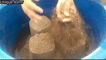Red Dirt Gritty Sand Cement Dry Water Crumbles Satisfying Cr: Unique ASMR❤